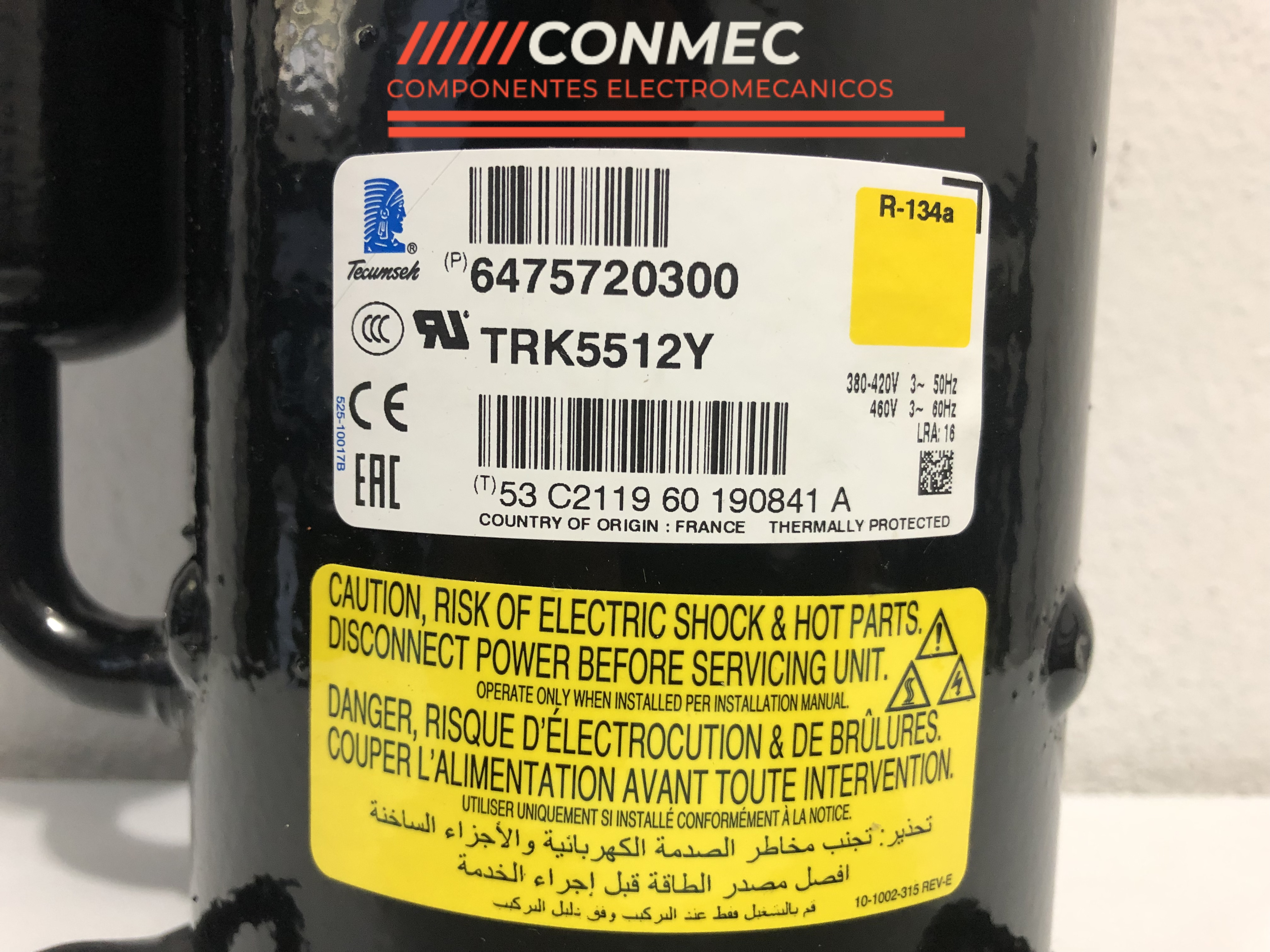 COMPRESOR TECUMSEH TRK5512Y